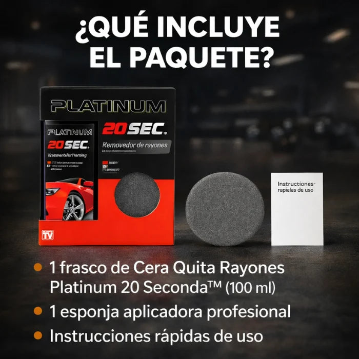 Platinum 20 Seconds- Elimina rayones en solo 20 segundos, sin ir al taller