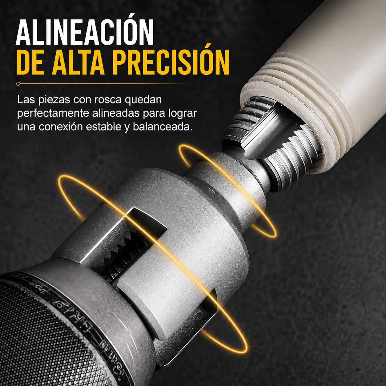Roscadora para Tubos 1/2" y 3/4" - Facilita la reparación de conexiones dañadas.