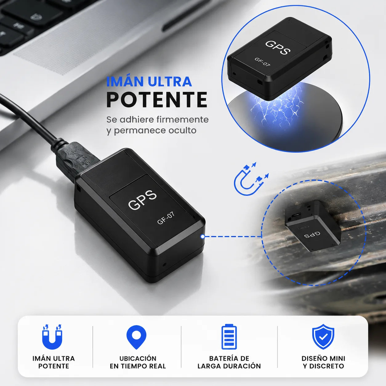 GPS ProRastreo - Localizador magnético e instantáneo para tu auto