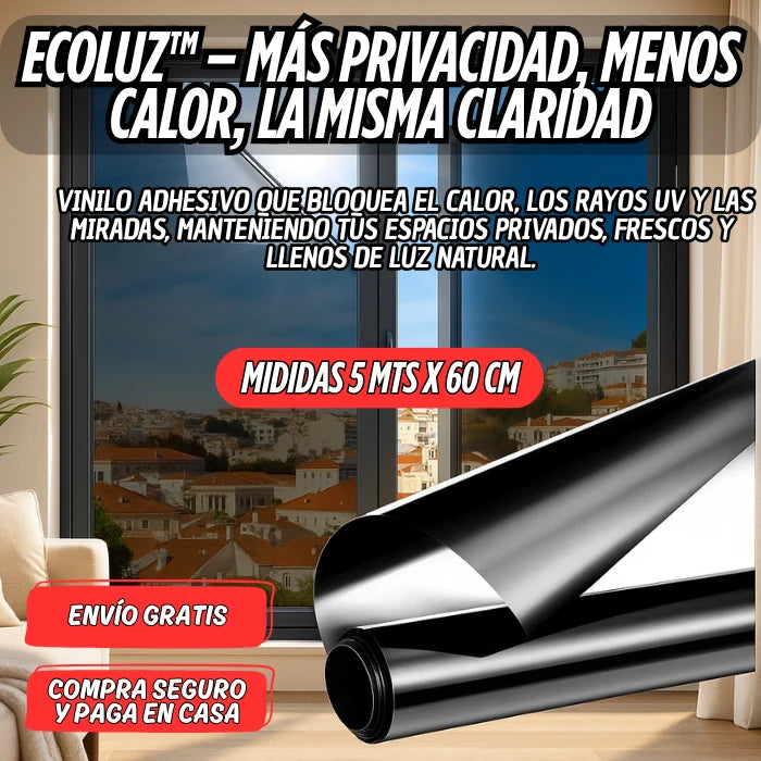 EcoLuz™ – Más privacidad, menos calor, la misma claridad