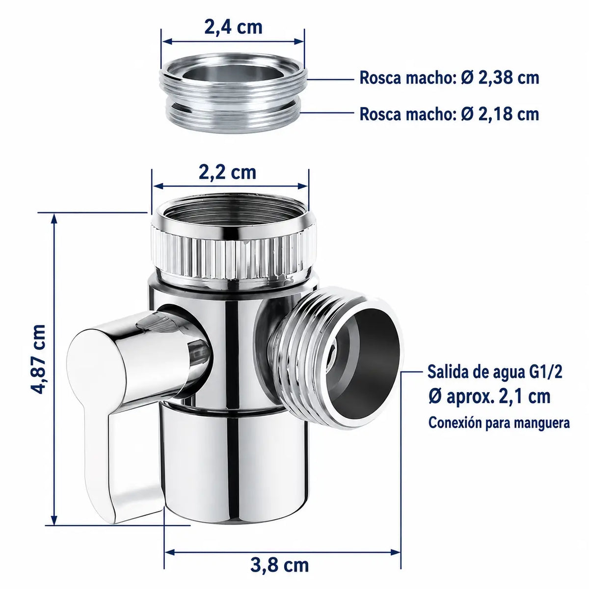 AquaFlex Pro™ - Convierte tu grifo en una mini ducha flexible y práctica