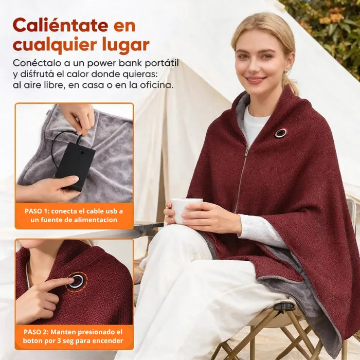 MantaTérmica USB Pro™ con Batería Portátil