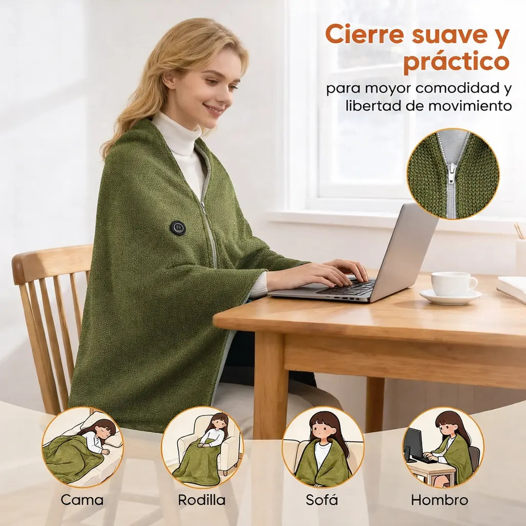 MantaTérmica USB Pro™ - Ajusta tu temperatura y siente calor real en segundos