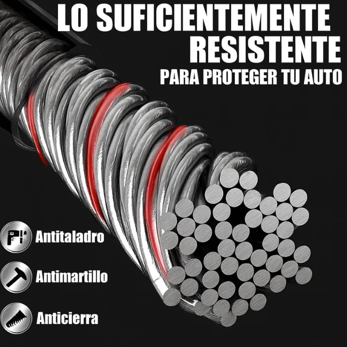 IronDrive -Tu auto 100% protegido de robos con el bloqueo de volante al cinturón