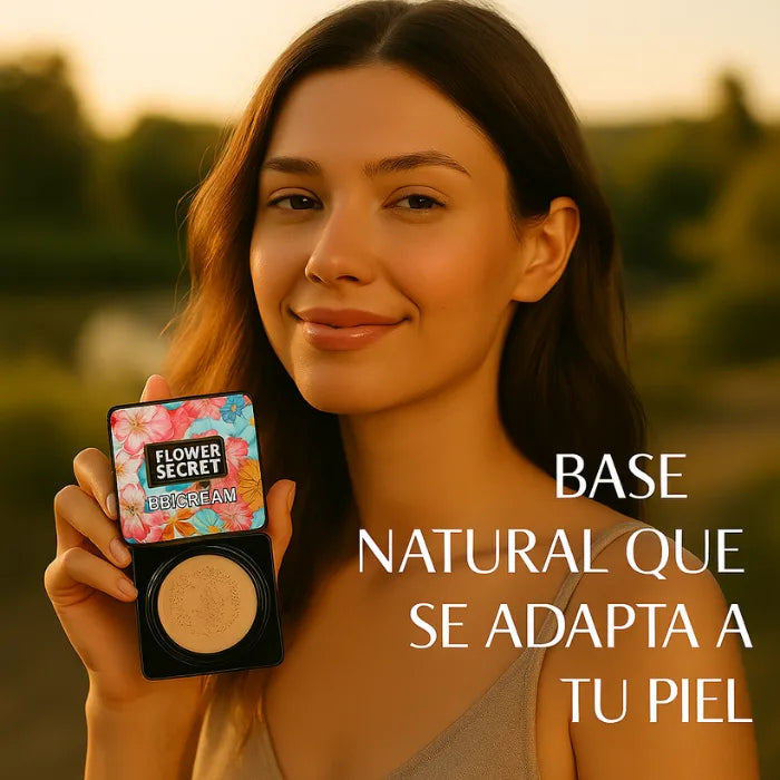 FLOWER SECRET BB CREAM HIDRADANTE CON ACABADO NATURAL Y LARGA DURACION