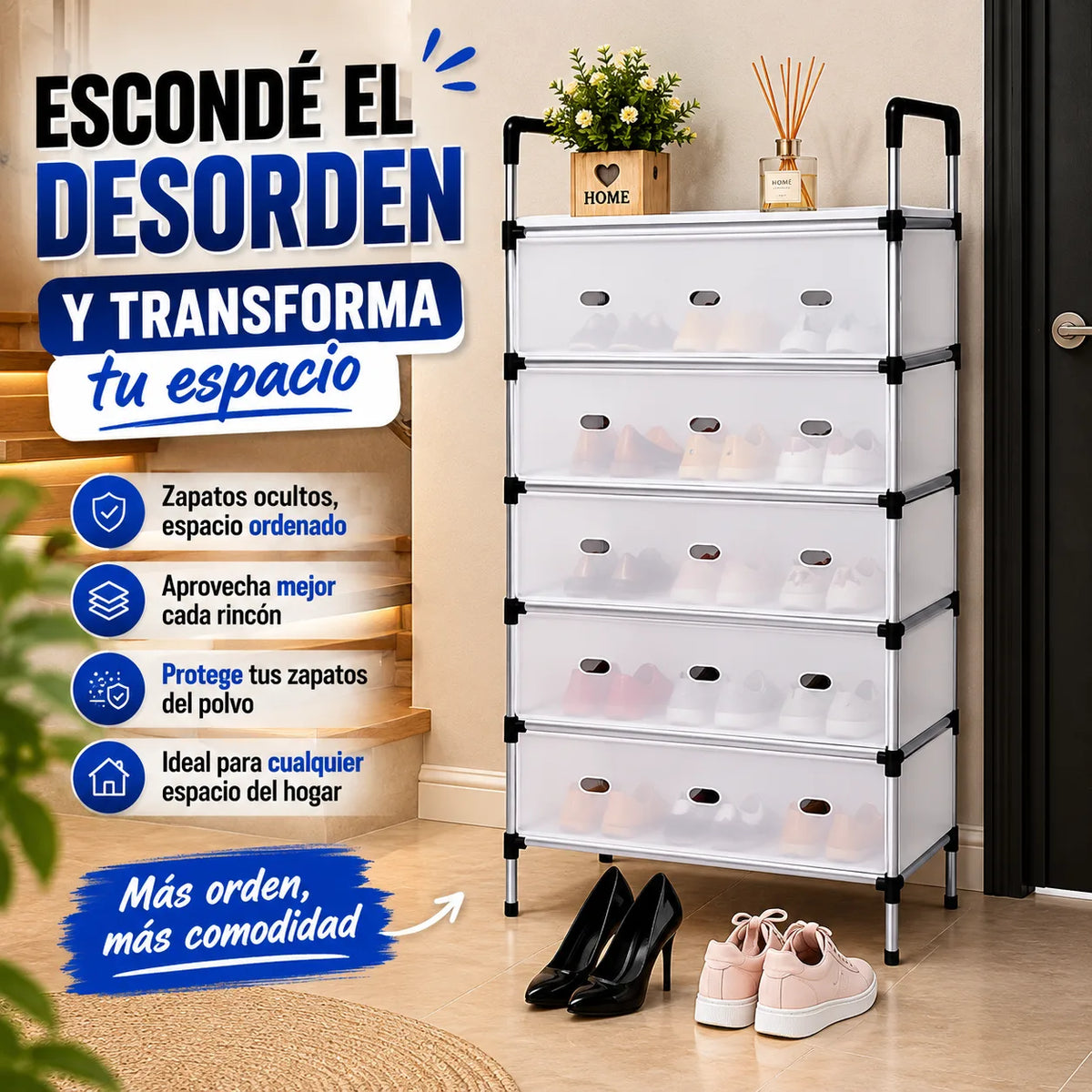 Organizador de Zapatos 6 niveles
