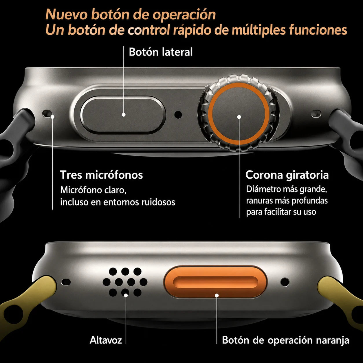 Smart Watch T900 Ultra™ - Mantente conectado sin sacar el celular de tu bolsillo.