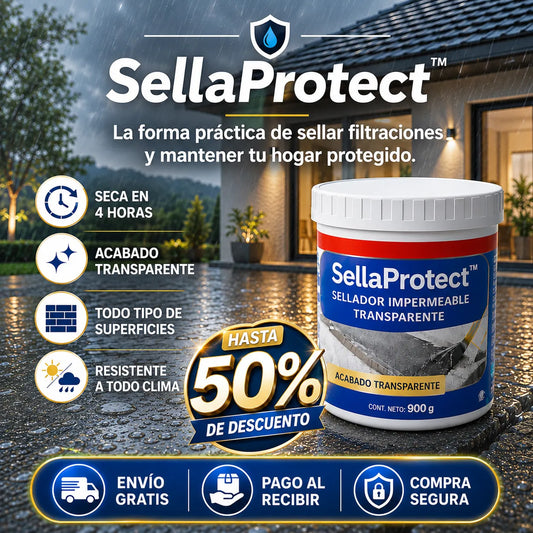 SellaProtect™ - La forma práctica de sellar filtraciones y mantener tu hogar protegido.
