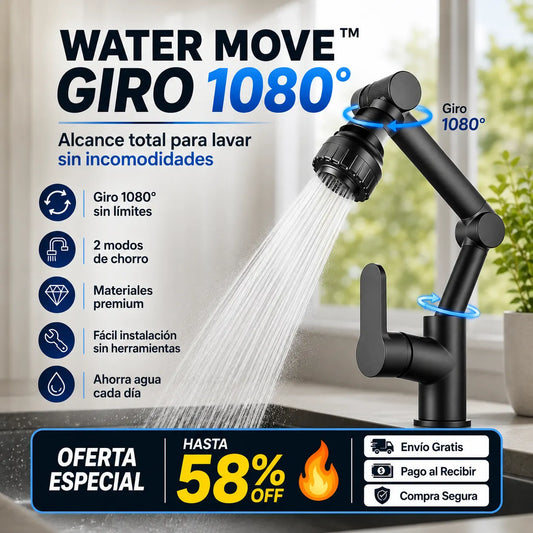 WaterMove™ – Alcance total para lavar sin incomodidades 1080°