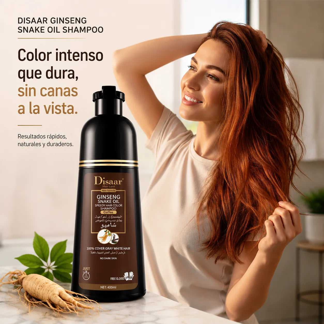 Shampoo Disaar™ - Tinte capilar para recuperar un color natural